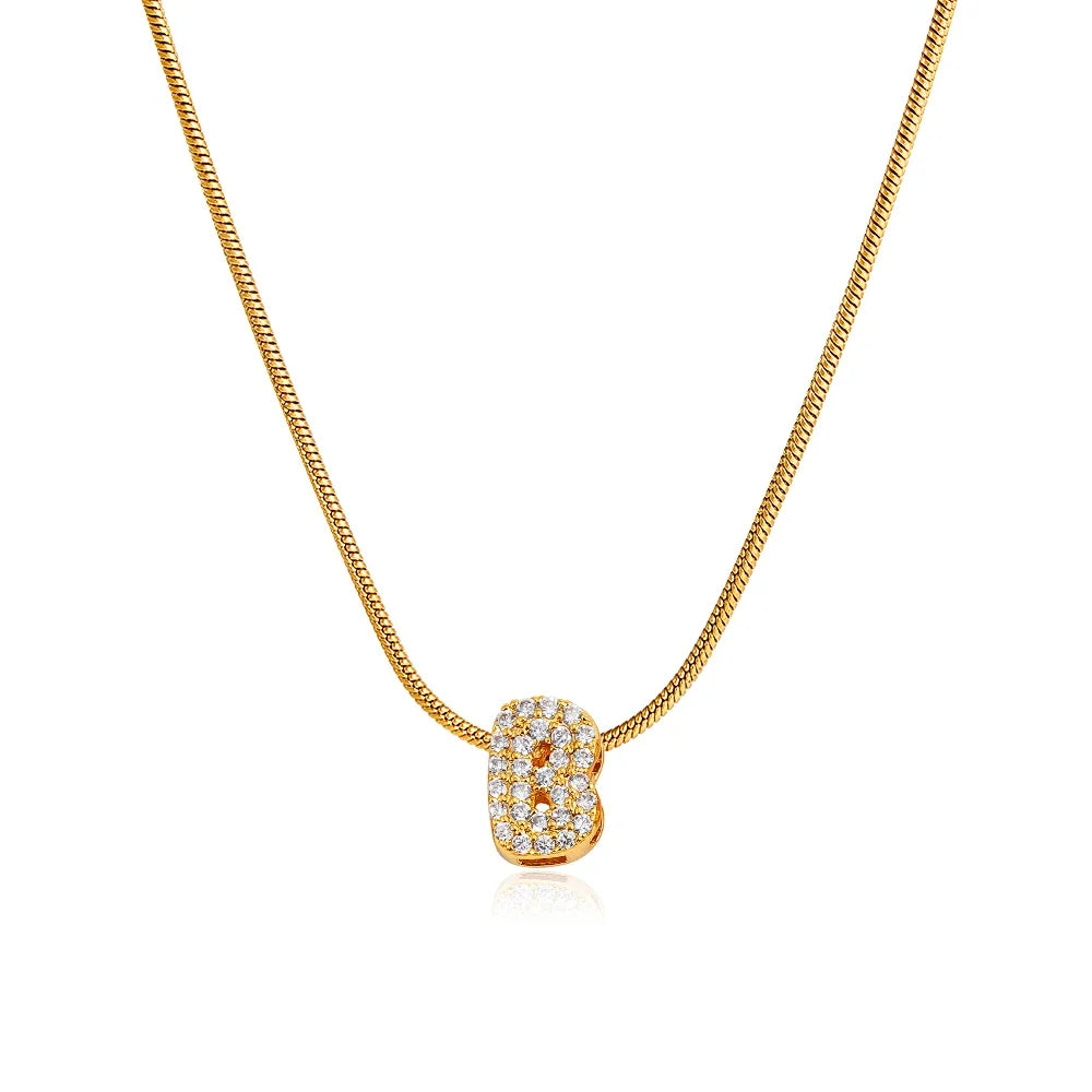 Nerva custom letter necklace