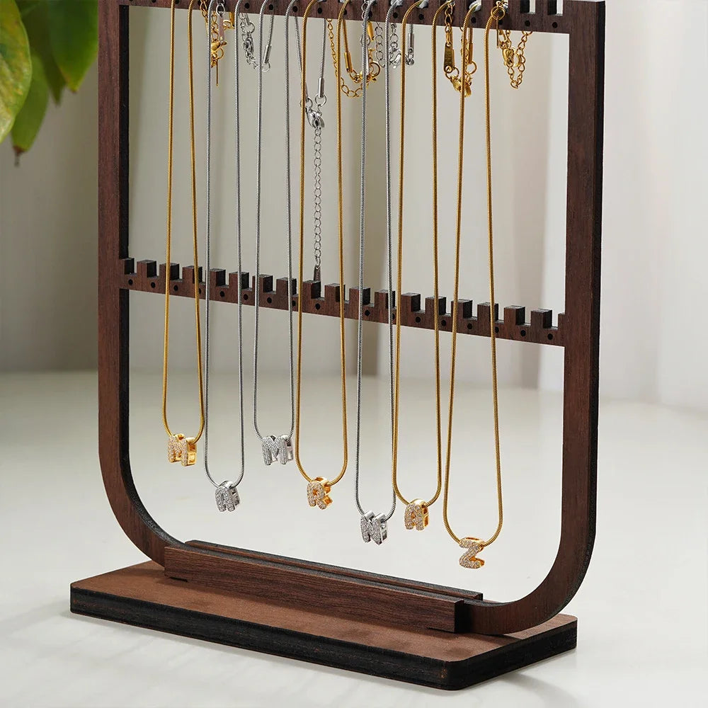 Nerva custom letter necklace