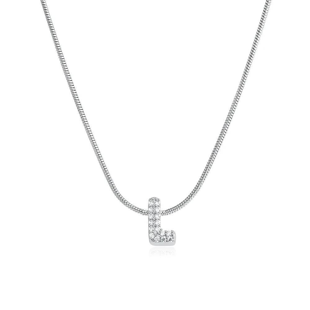 Nerva custom letter necklace