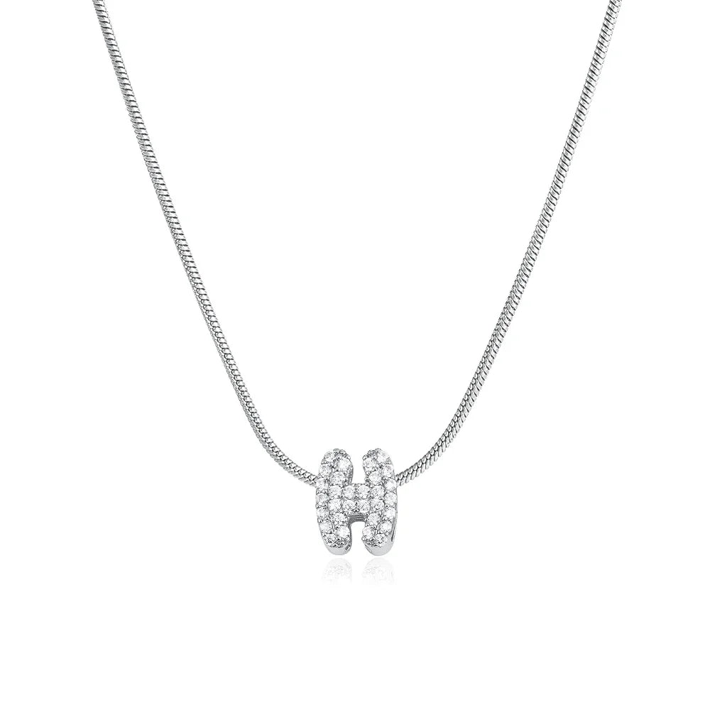 Nerva custom letter necklace