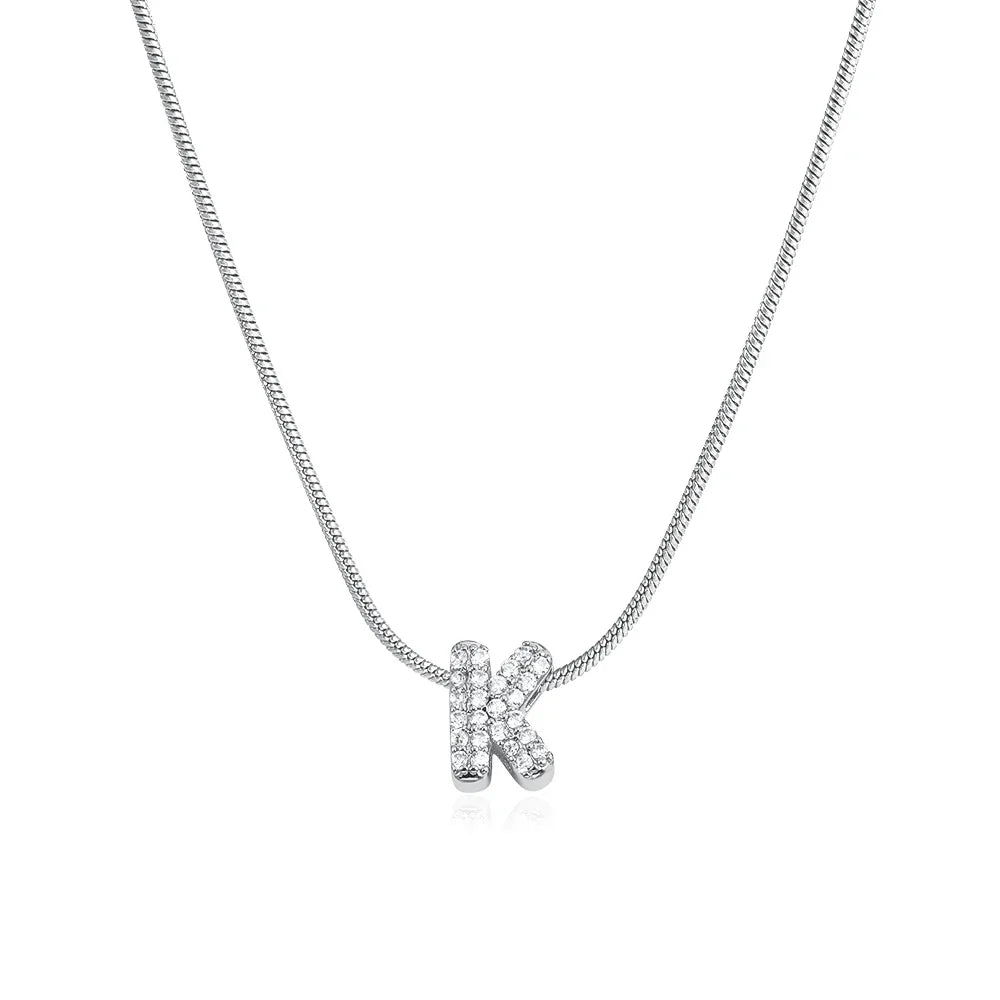 Nerva custom letter necklace