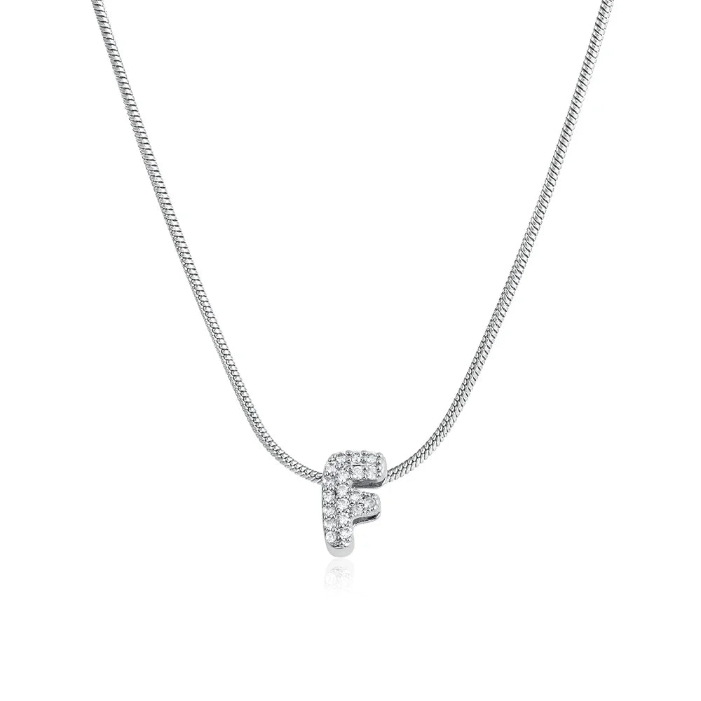 Nerva custom letter necklace