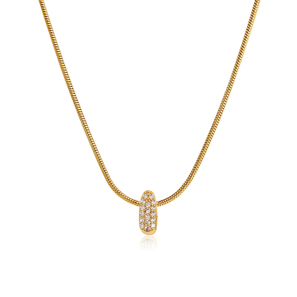 Nerva custom letter necklace