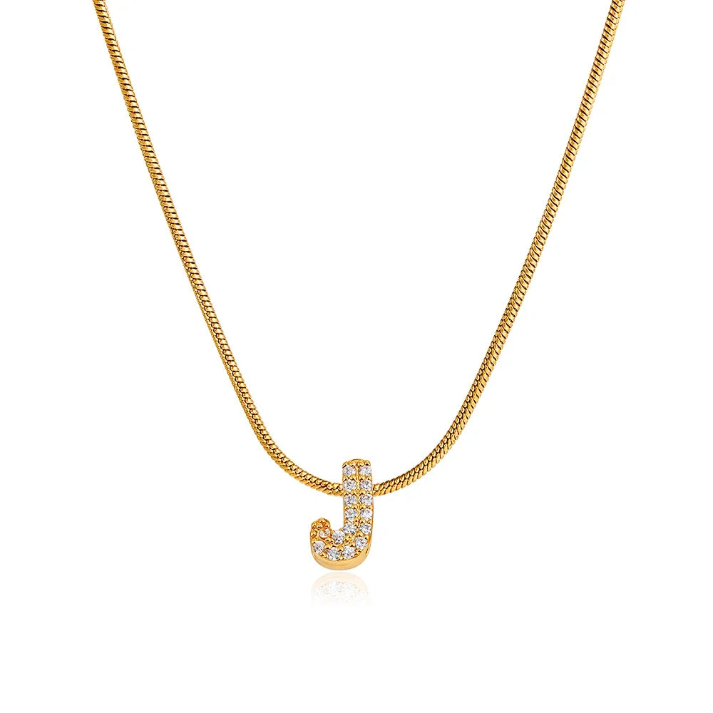 Nerva custom letter necklace